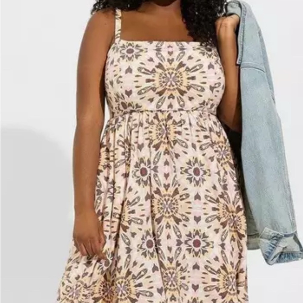 Torrid Size 6 Midi Wash Challis Sundress